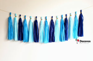 Paper and Foil Party Tassel Garlands