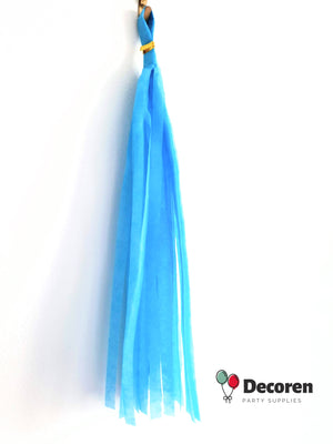 Paper Party Tassel Garland - Blue