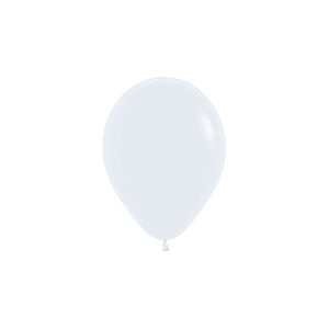 Sempertex Latex Balloons 12cm Fashion White  - Pack of 100