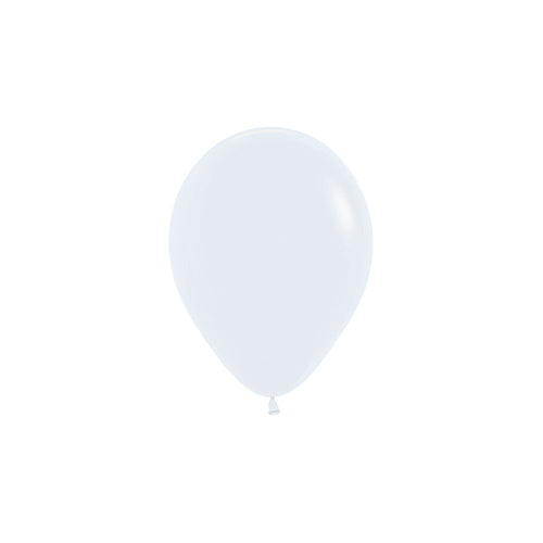 Sempertex Latex Balloons 12cm Fashion White  - Pack of 100