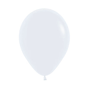 Sempertex Latex Balloons 30cm Fashion White- Pack of 100