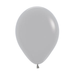 Sempertex Latex Balloons 30cm Fashion Grey- Pack of 100