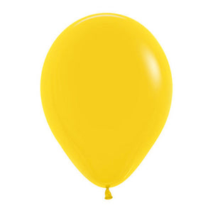 Sempertex Latex Balloons 30cm Fashion Yellow- Pack of 100