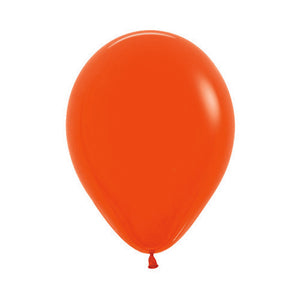 Sempertex Latex Balloons 30cm Fashion Orange- Pack of 100