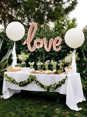 Rose Gold Love Foil Balloon-Decoren