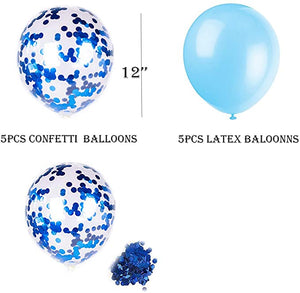 Set of 15 Balloons Bouquets in Blue