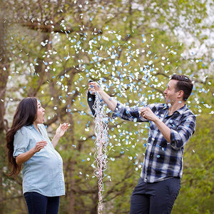 36 inches balloon with Blue/Pink balloons and Confetti set for Gender Reveal