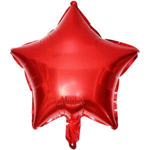 Black and Red Stars - Set of 10-Balloons-Decoren