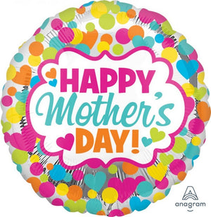 Happy Mother's Day Round Foil Balloon