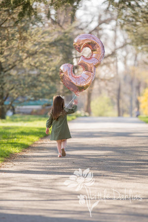 40 inches Number Foil Balloons - Rose Gold-Balloons-Decoren