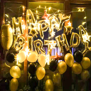 Gold HAPPY BIRTHDAY Foil Balloons-Foil Balloons-Decoren