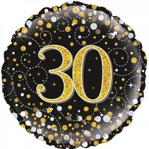 45 cm Holographic Milestone Round Birthday Balloons