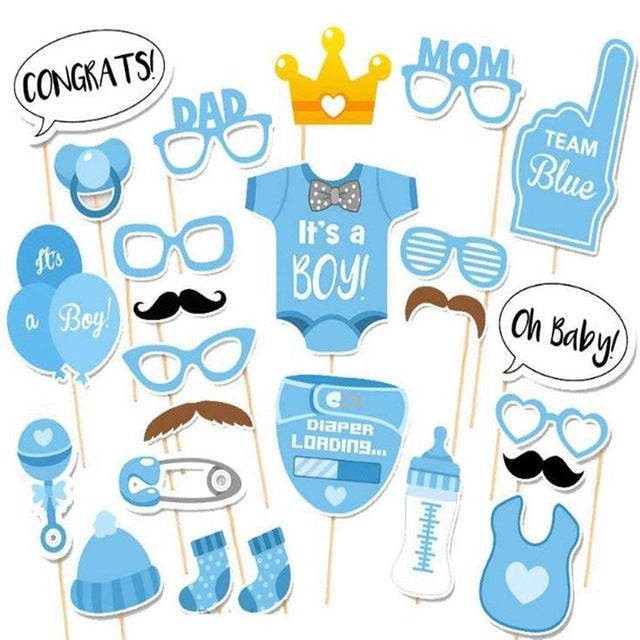 Baby Boy Blue Props - Set of 25 pieces