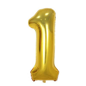 Jumbo Number One Gold Foil Balloon