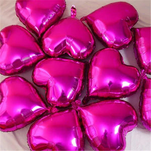 18 inches Hearts Foil Balloons - Multicolor-Balloons-Decoren