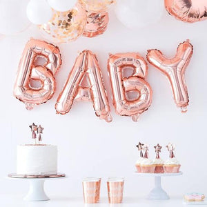 Rose Gold BABY Foil Balloon-Decoren