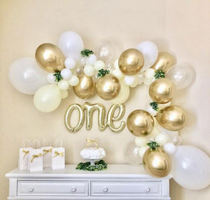 Metallic Gold Latex Balloons - Set of 10-Decoren