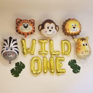 Jungle Theme Animal Foil Balloons