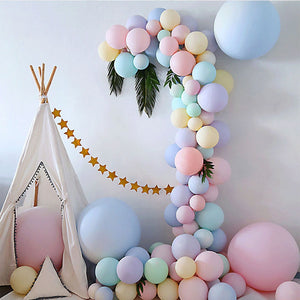 10" Pastel Blue Macaron Latex balloons - Set of 10-Balloons-Decoren