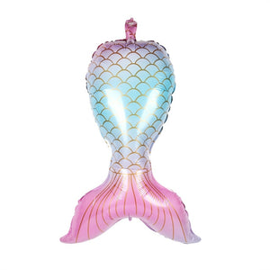 Mermaid Tail Shaped Foil Balloon