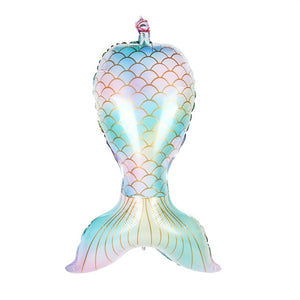 Mermaid Tail Shaped Foil Balloon