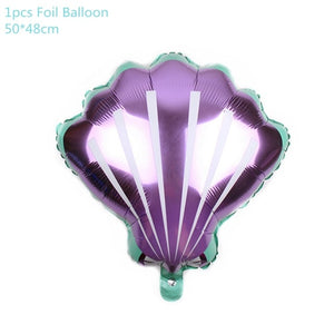 Mermaid Theme Number Balloons sets