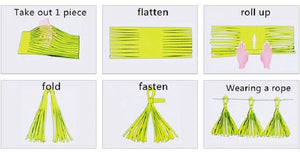 Paper Party Tassel Garland - Blue