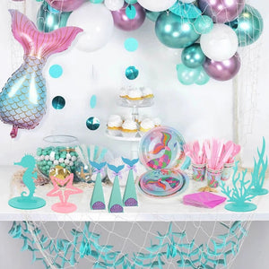 Mermaid Tail Shaped Foil Balloon