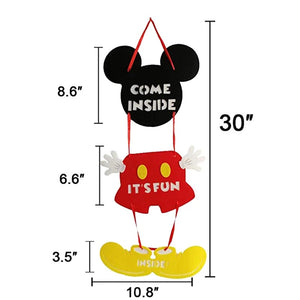 Mickey Mouse Theme Party Door Hanging