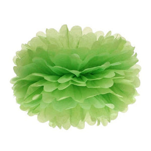 10 inches Pompoms and Lanterns Sets - Red and Green