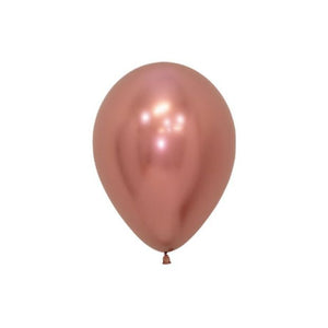 Sempertex Latex Balloons 12cm Reflex Rose Gold- Pack of 50